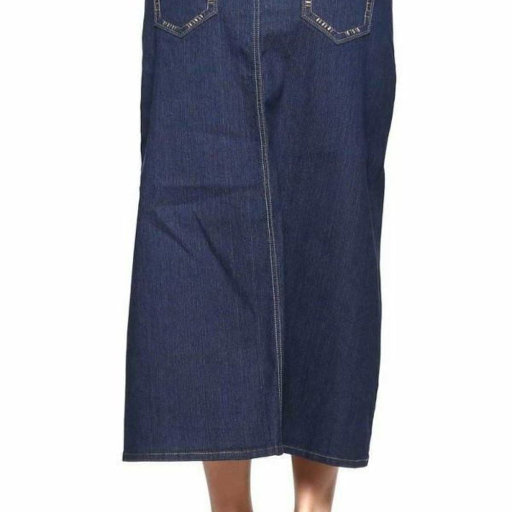 Be Girl Maxi Blue Denim Jeans Skirt